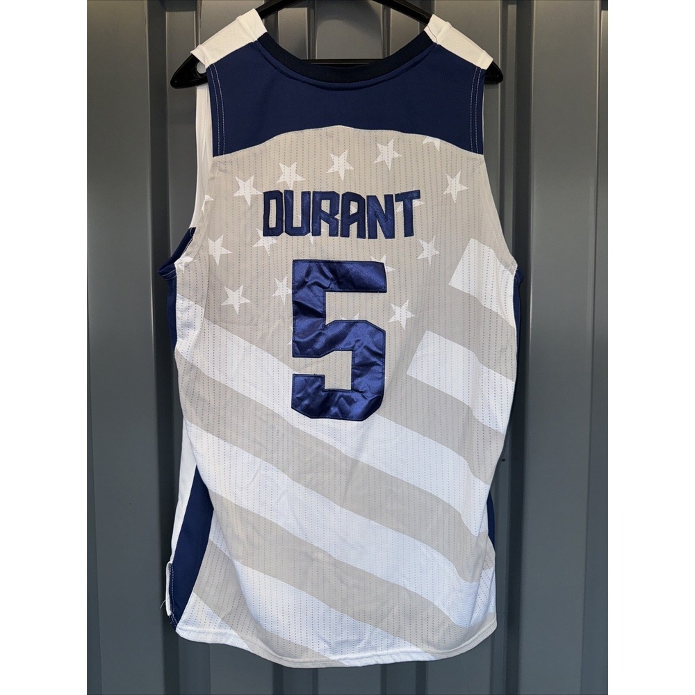 Kevin Durant #5 Team USA 2012 Olympics Basketball Nike Jersey Mens Size Large S